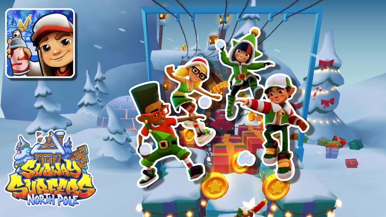 🎅 Геймплей Elf Crew Bundle: Subway Surfers, Северный полюс, 2025 ❄️🎁