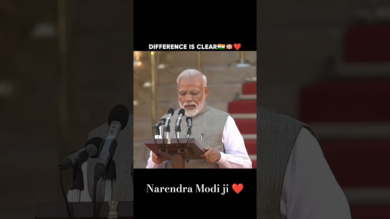 The difference is clear 🪷❤️🇮🇳 #narendramodi #modi #pmmodi #ytshorts #fyp