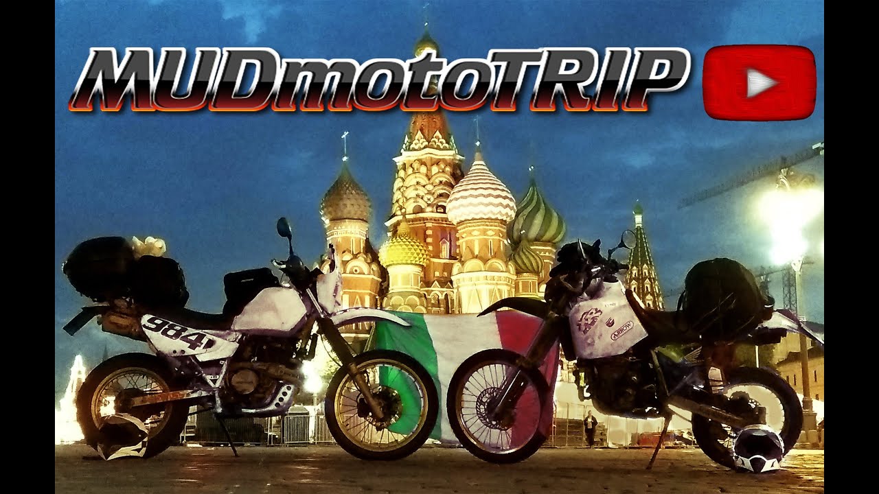 Italia Russia (Mosca) in moto 11.000 km Honda XL 600 R - XR 600 Италия Россия (Москва) на мотоцикле