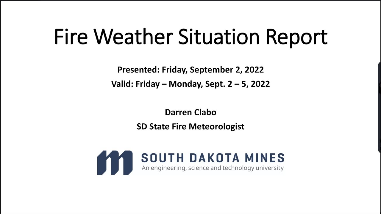 20220902 Fire Weather Situation Report