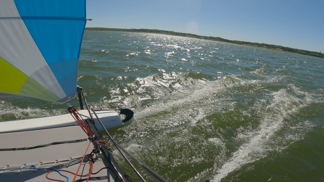 Hobie Getaway 15-20mph winds