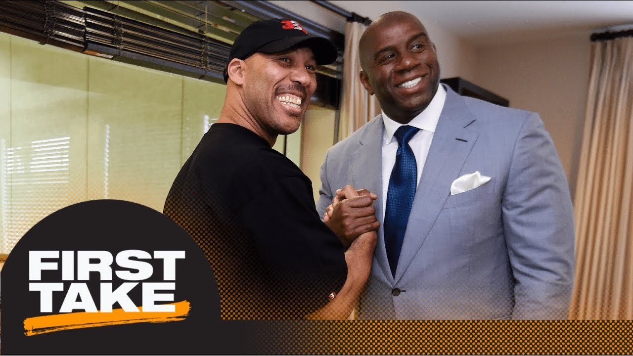 Is Magic answering to LaVar now? | First Take | ESPN