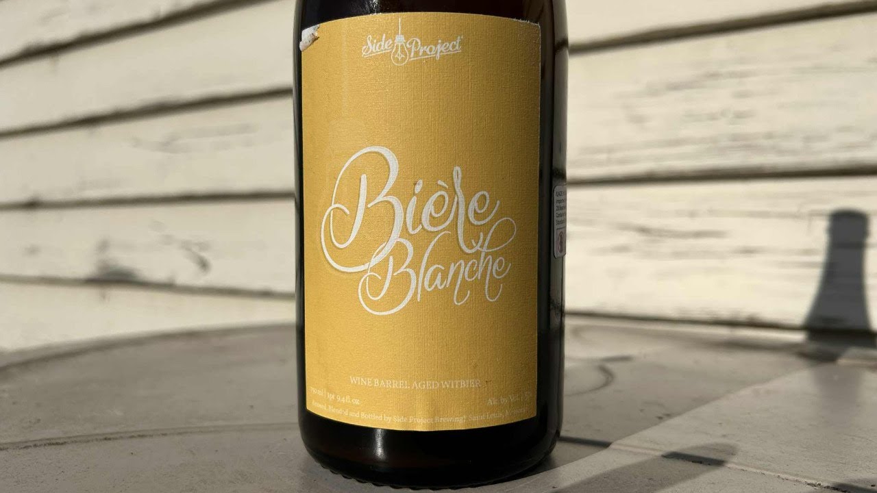 BIERE BLANCHE | Wine BA Witbier | Side Project Brewing, St Louis, Missouri, USA | w/ @LastBeer321