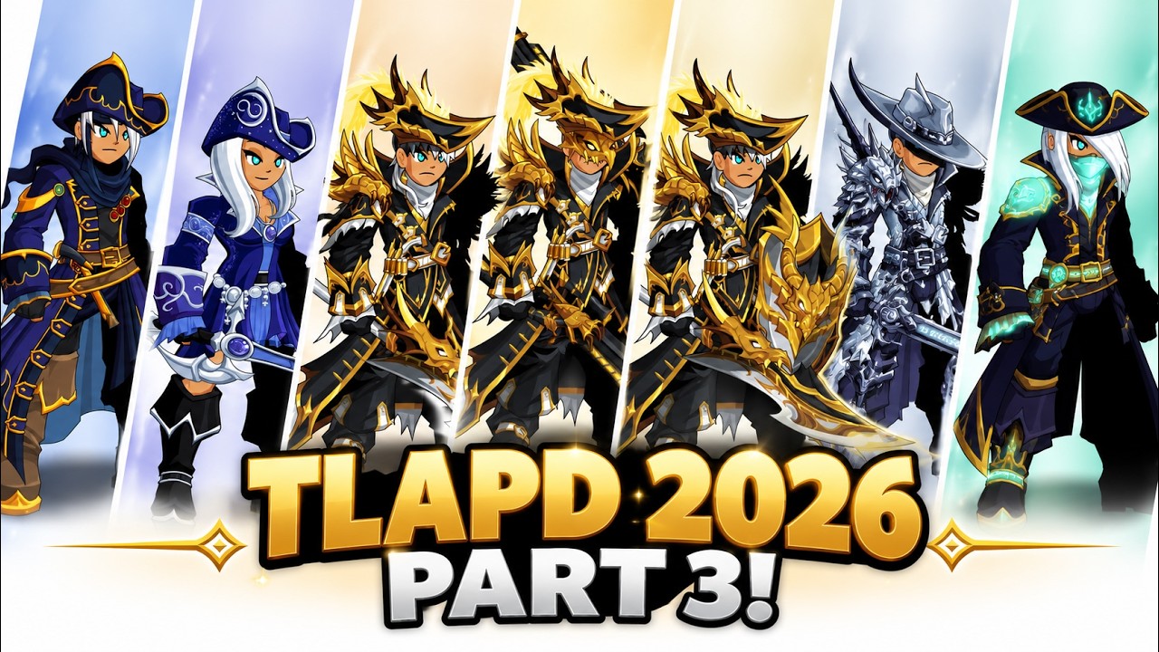 AQW 2026 TLAPD Collection Chest Part 3 breakdown! #aqworlds