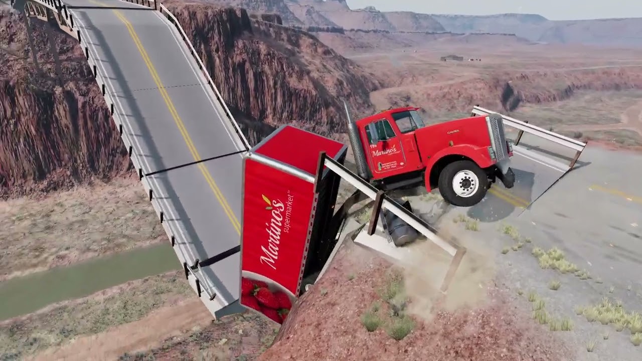 High-Speed Car Accident Simulation in BeamNG.drive | Ultra-Realistic Vehicle Physics
