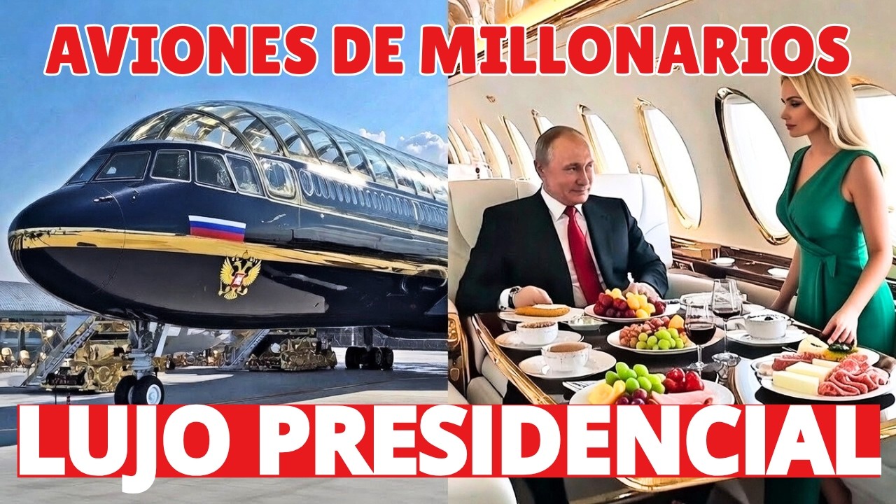 LUJO EXTREMO Así Son los Aviones Presidenciales Más Caros del Mundo