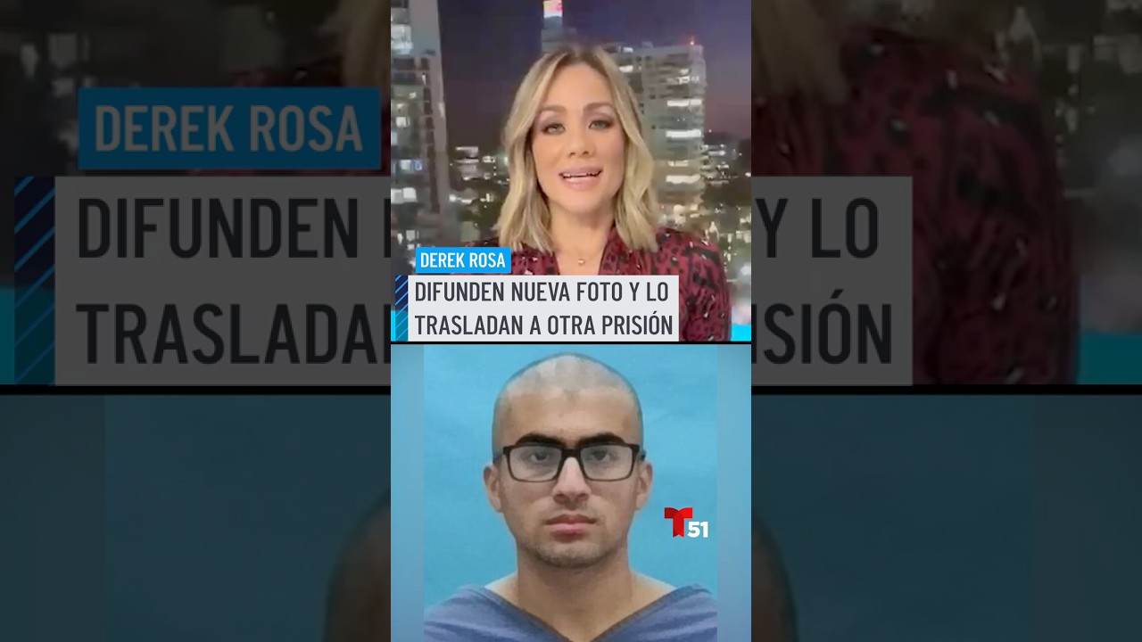 Difunden nueva foto de Derek Rosa y lo trasladan a otra prisi&oacute;n