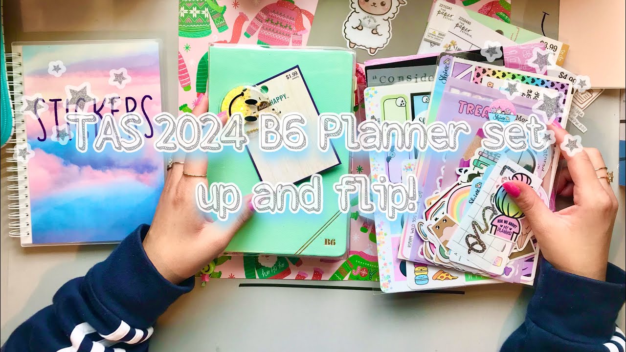 2024 Planner Set Up - The Angel Shoppe B6 Planner