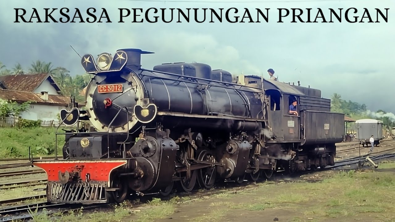 Lokomotif Uap Raksasa Penakluk Jalur Pegunungan CC50 Si Gombar | Sejarah Kereta Api