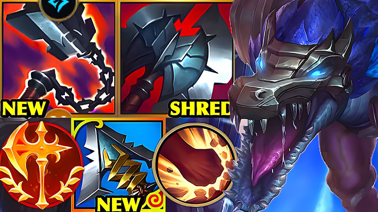 Wild Rift China Renekton Top | NEW Goredrinker × Yordle Serylda Build & Runes | BROKEN CONQUEROR?!