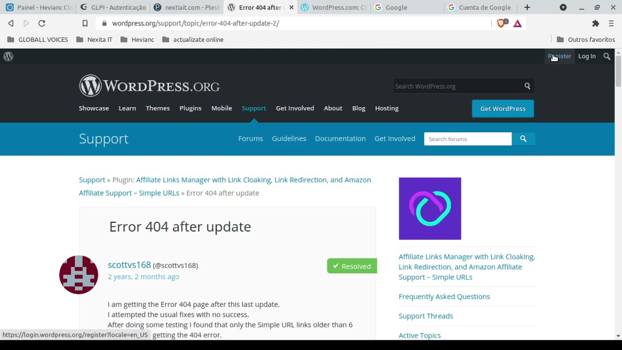 Introducción a WordPress | Sitios oficiales de WordPress e instalación en Plesk