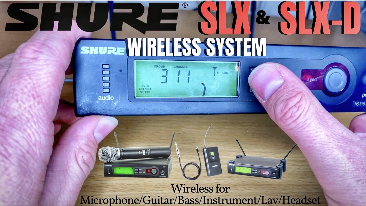 Shure SLX Wireless System - Demo/Overview/Setup/Guide