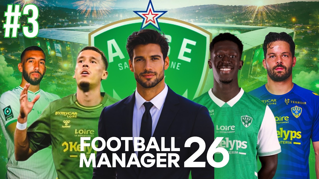 FM26 CARRIÈRE MANAGER ASSE #3 : VISONS LE HAUT DU CLASSEMENT