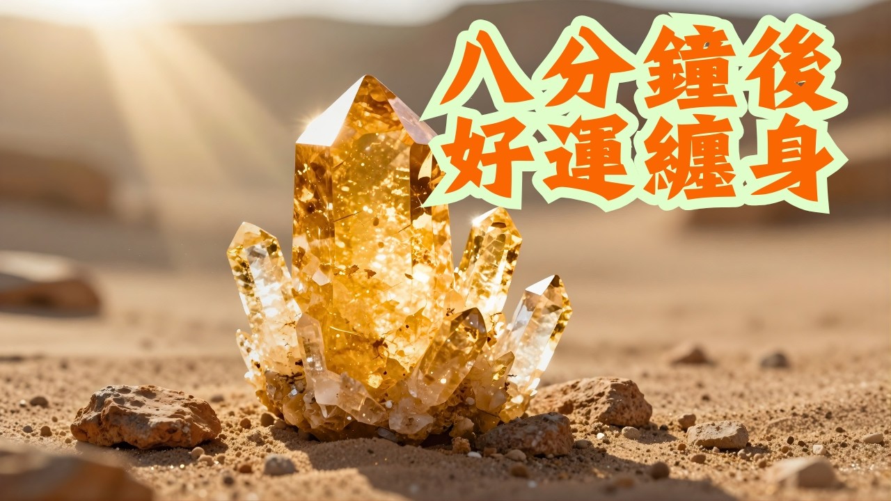 水晶聲波能量音樂 【注意：越聽越順 100%靈驗 】432Hz重建內心安定與好運磁場 八分鐘後好運持續纏身 強力扭轉氣場 深度淨化個人能量場 ⛰️ 吸引力法則，InfiniteCalm