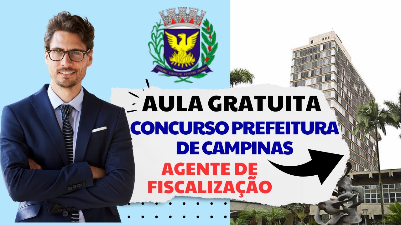 01 - Concurso Campinas - Agente de Fiscalização - Conhecimentos Específicos