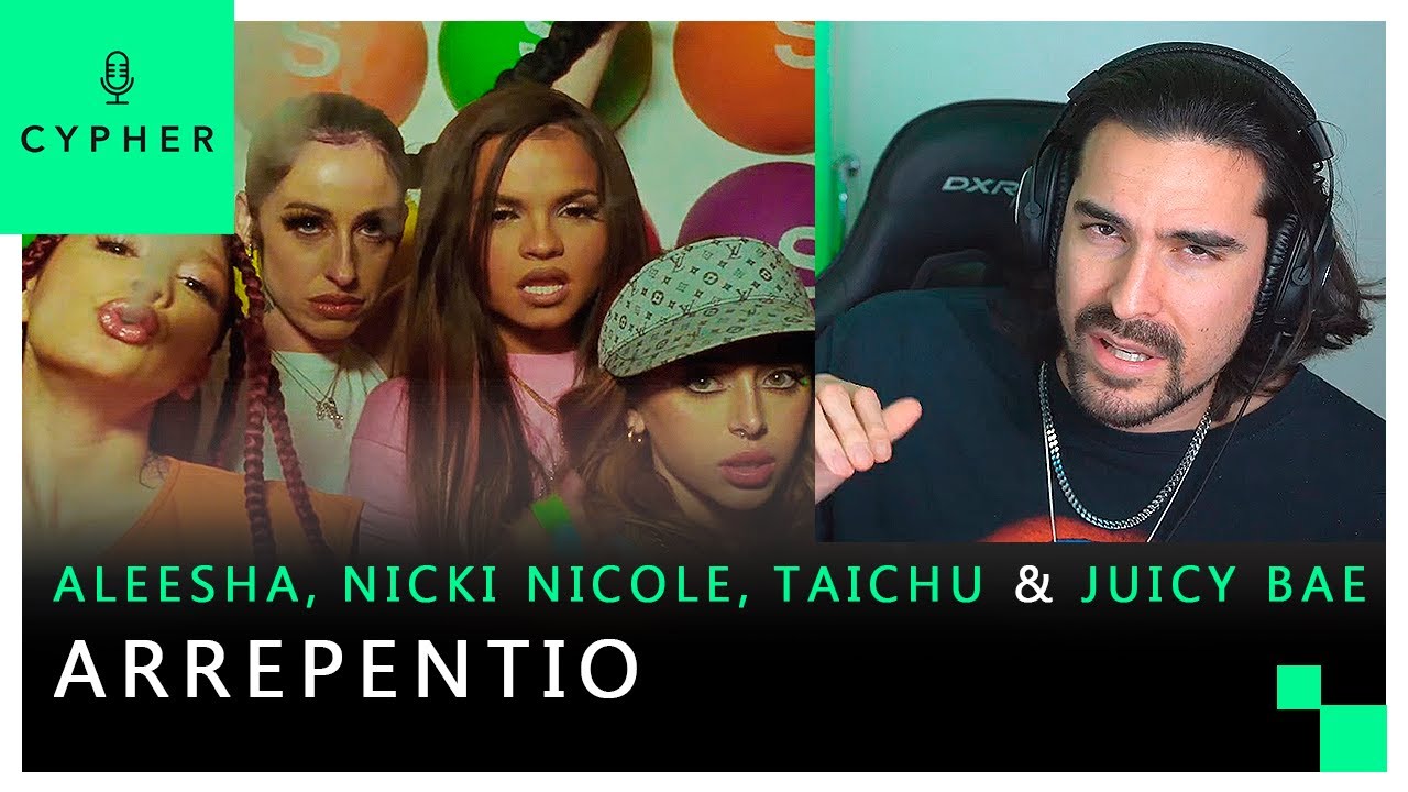 REACCI&Oacute;N a Aleesha, Nicki Nicole, Taichu, Juicy Bae - Arrepentio