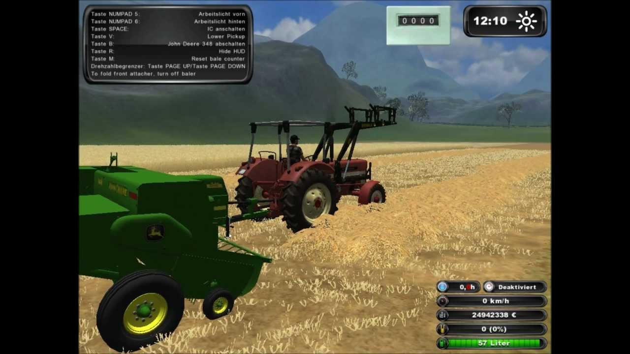 LS 2011 - John Deere 348 Presse [Modhoster]