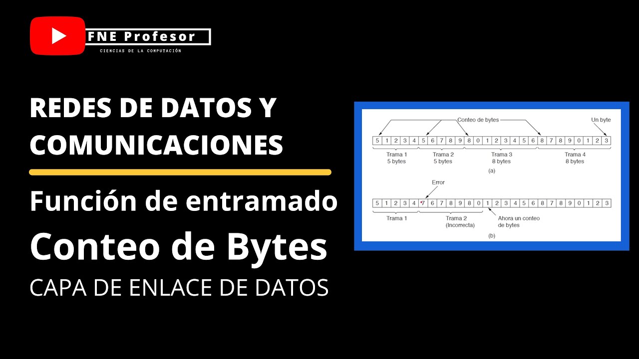 CONTEO DE BYTES | FUNCION DE ENTRAMADO | MODELO TCP/IP | CAPA DE ENLACE DE DATOS