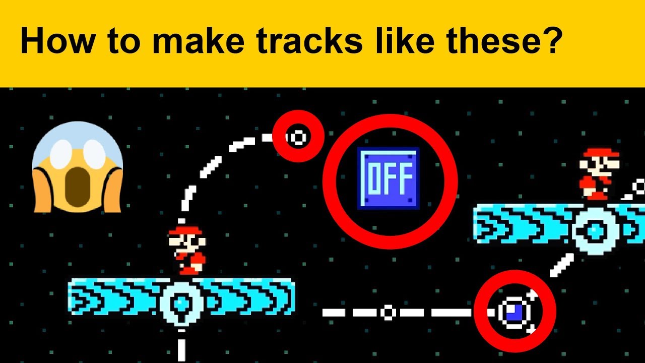 SMM2 tutorial: How to use Tracks and Placing Special Tracks