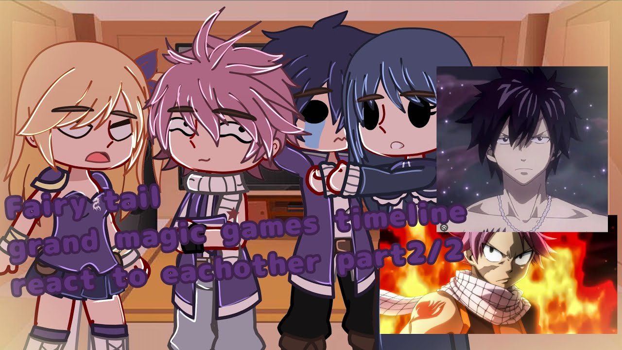 |Fairy tail grand magic games timeline react to eachother | Part 2/2 | Gacha Club |Fairy Tail| ■□■
