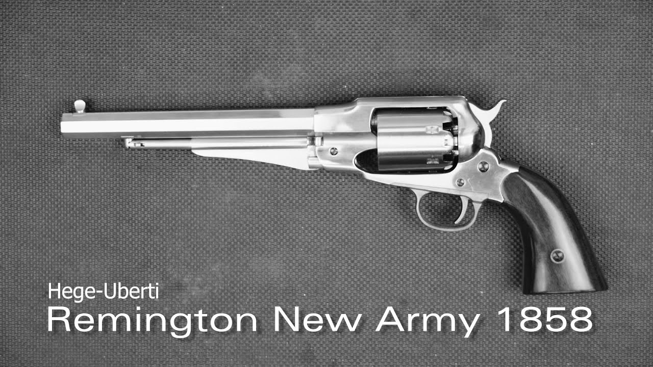 Perkussionsrevolver Remington New Army 1858 zerlegen und zusammensetzen