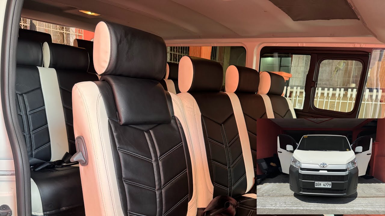2024 commuter deluxe seat cover matting and headrest installation