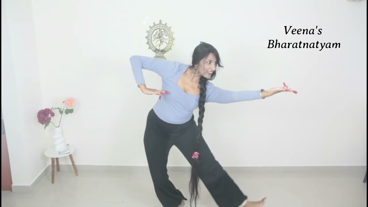 Basics of Bharatnatyam - Teermana adav step 3 | Lesson 35| Veena's Bharatnatyam