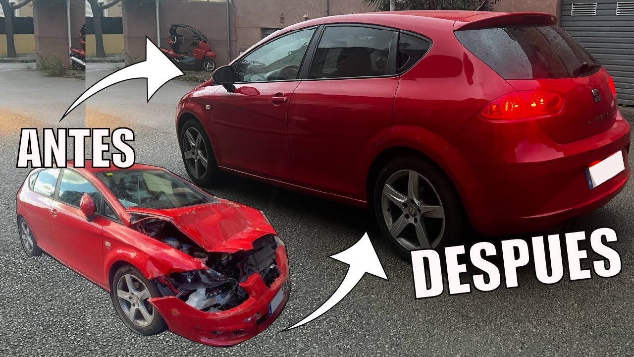 ⚠️ REBUILD en 12 min | Proceso Completo de RESTAURACION Seat Leon MK2 Restyling |  TRANSFORMACION