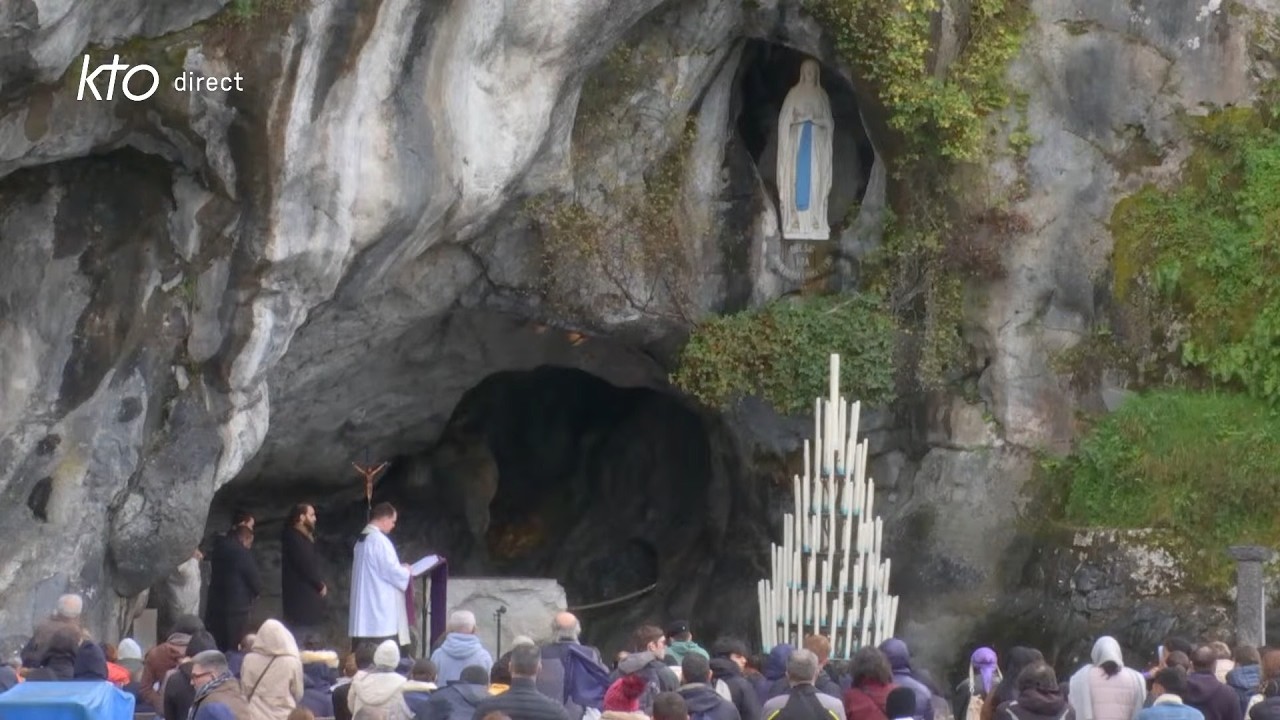 Chapelet du 28 février 2026 à Lourdes
