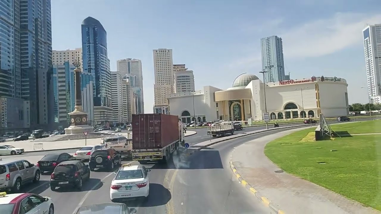 جولة من الشارقة إلى دبي  | sharja to dubai travil