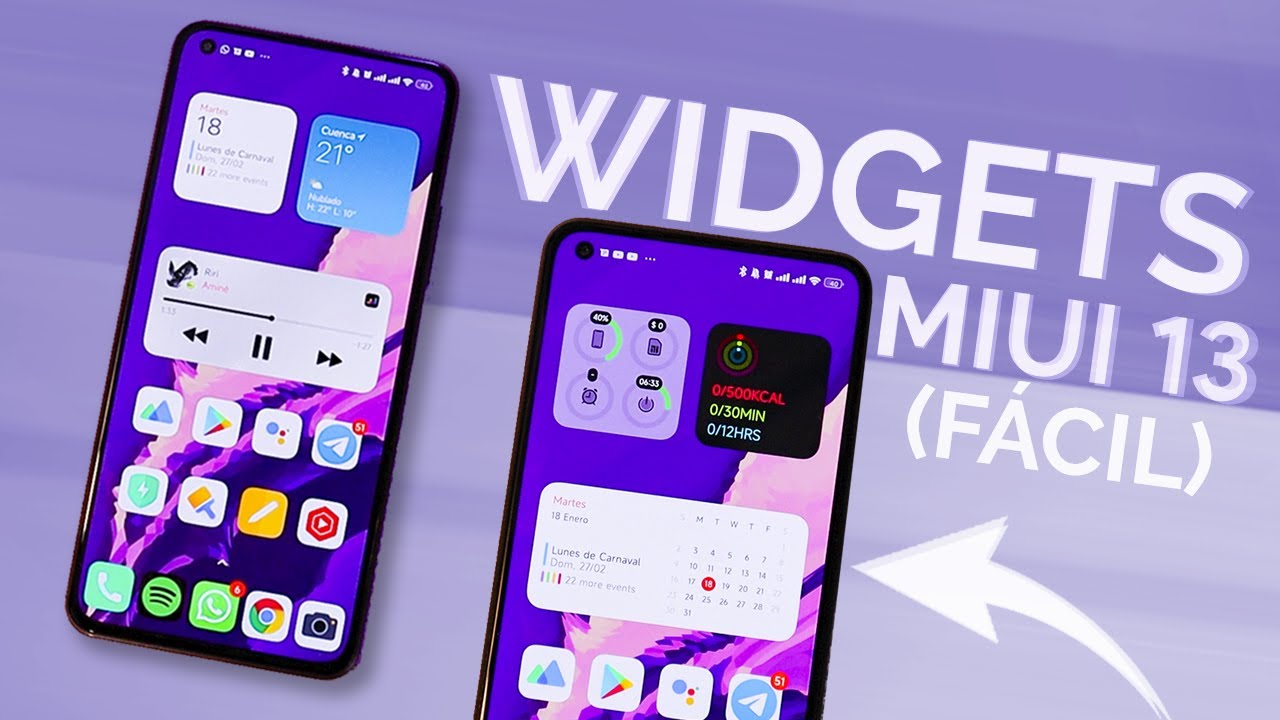 MIUI 12: INSTALA los Nuevos Widgets de MIUI 13 en Cualquier Xiaomi (SIN APPS 2022)