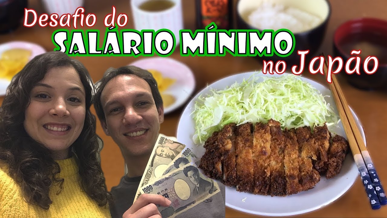 DESAFIO DO SALÁRIO MÍNIMO | MERCADO NO JAPÃO | CUSTO DE VIDA NO JAPÃO