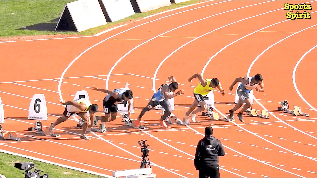 100m Men Final Decathlon 38th National Games Dehradun