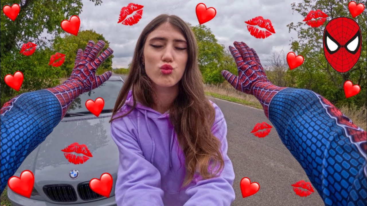 CRAZY TRAVELING GIRL WILL NOT LEAVE SPIDER-MAN ALONE (Love Parkour POV) @jumphistory 