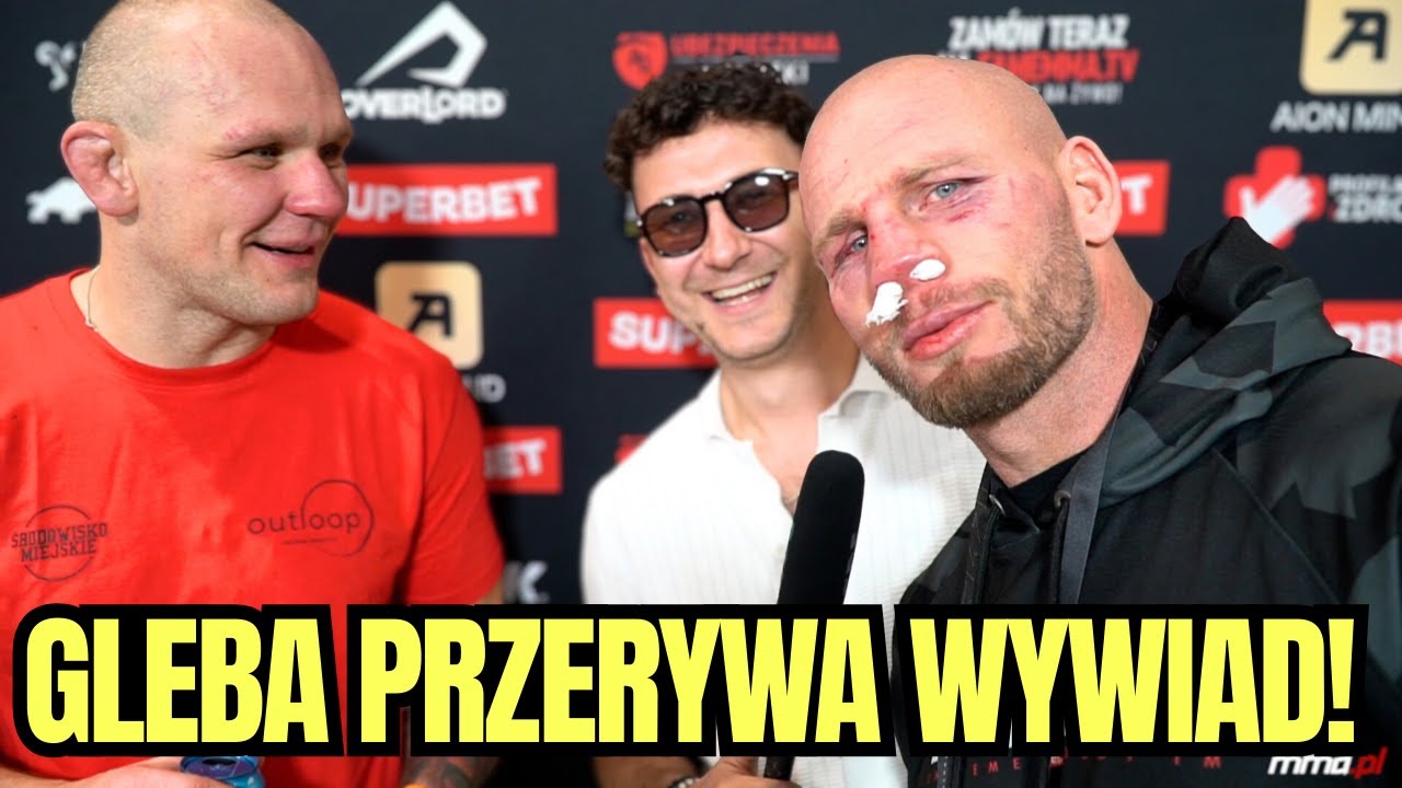 GLEBA PRZERYWA WYWIAD Z PASTERNAKIEM: NAWET PO GROMDZIE TAK NIE WYGLĄDAŁEM!