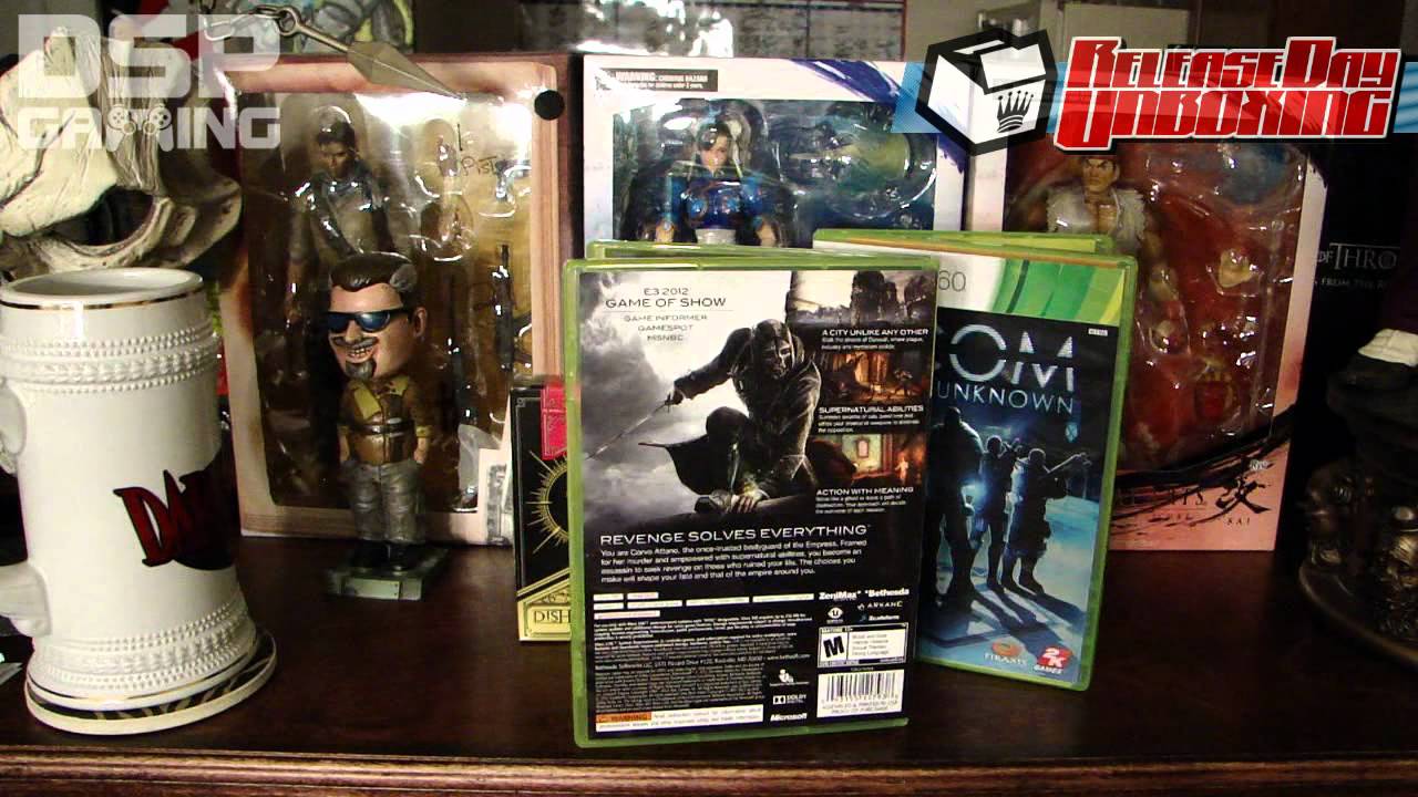Release Day Unboxing 10-9-12: Dishonored and XCOM: Enemy Unknown