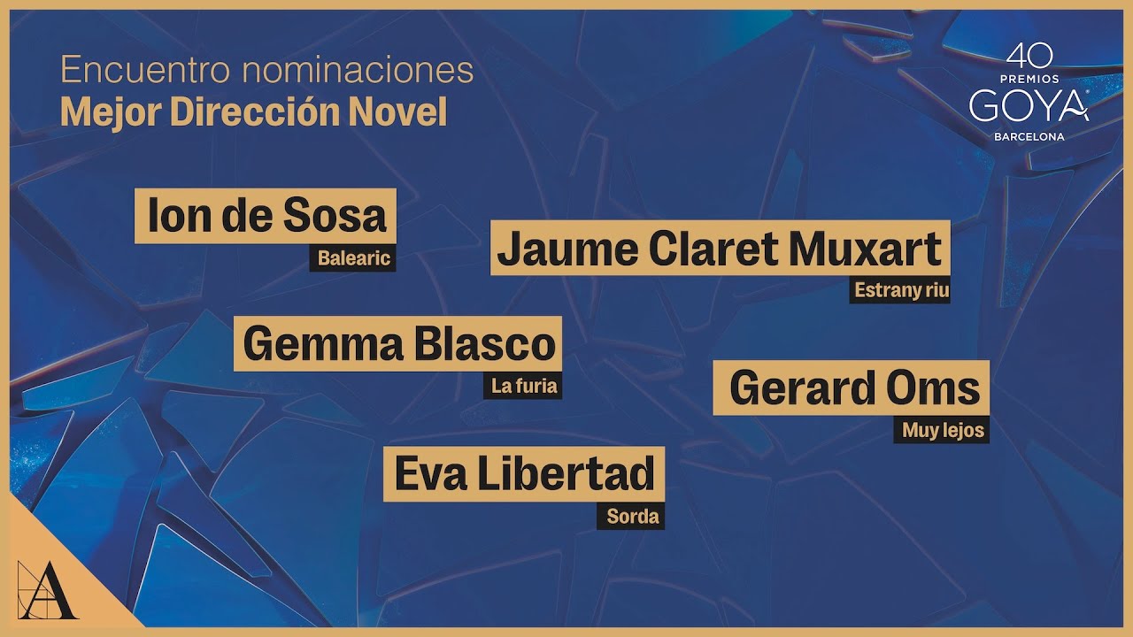 Encuentro Mejor Dirección Novel #Goya2026