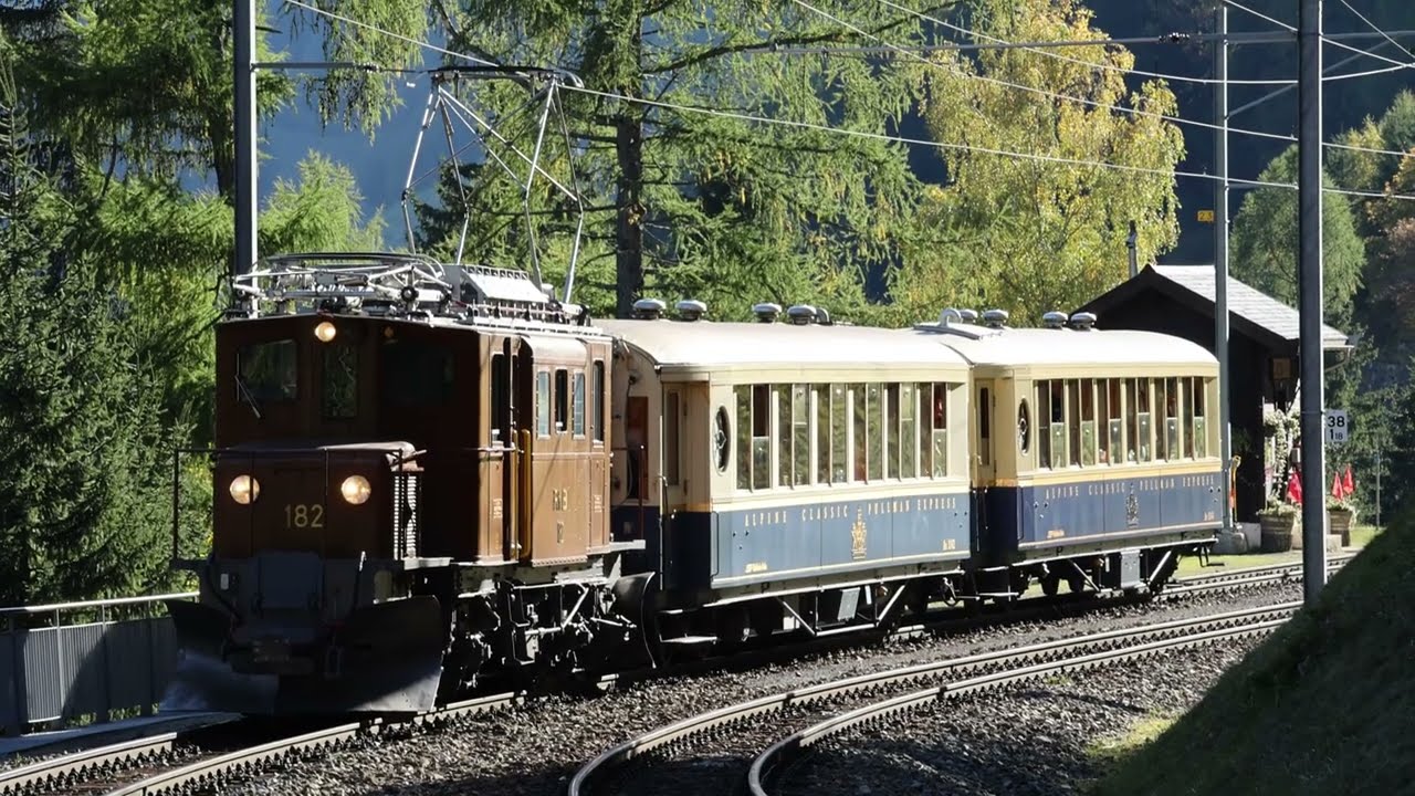 RhB Historic,  Sonderfahrt Bernina-Krokodil mit Alpine Classic Pullman, plus Plandienst, 11.10.2025