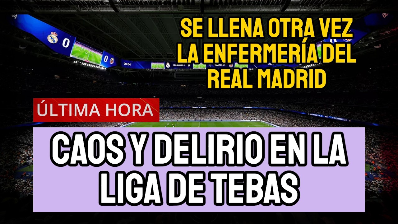 ÚLTIMA HORA REAL MADRID: CAOS Y CHAPUZA EN LA LIGA | PARTE MÉDICO ASENCIO | HORARIOS PARA CHAMPIONS