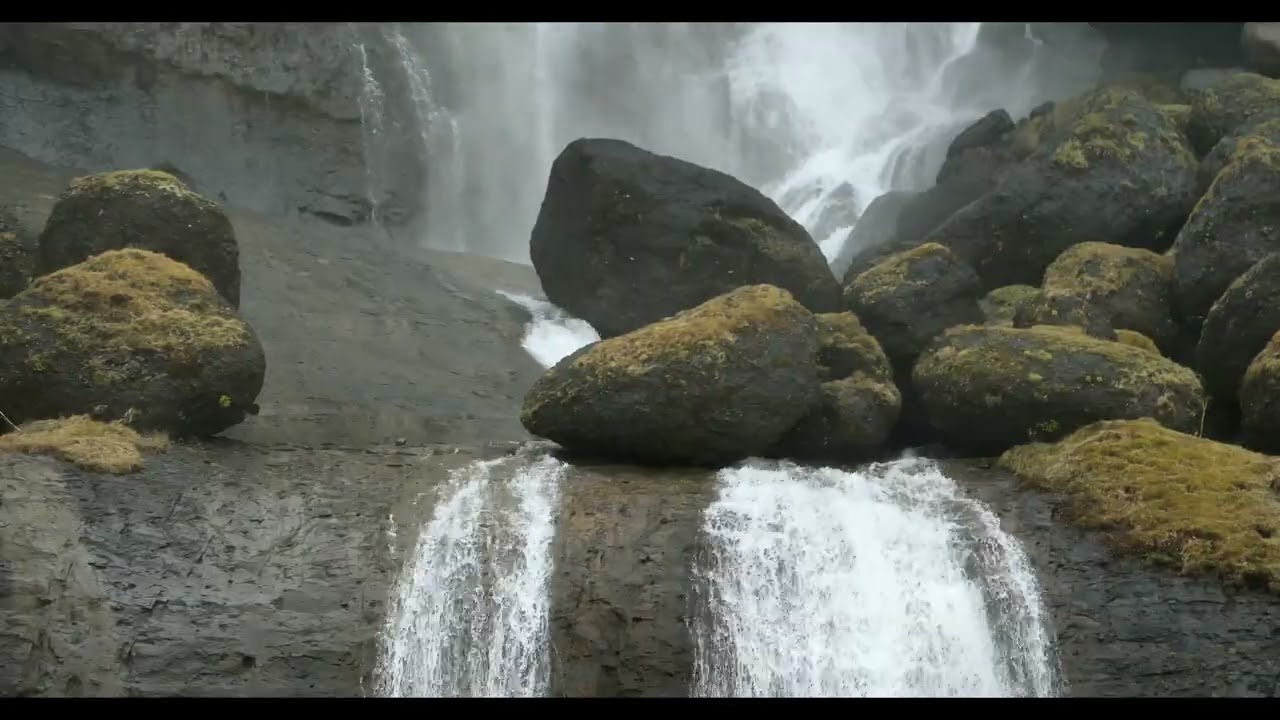 Peaceful Waterfall Sounds for Relaxation & Focus | 8 Minutes