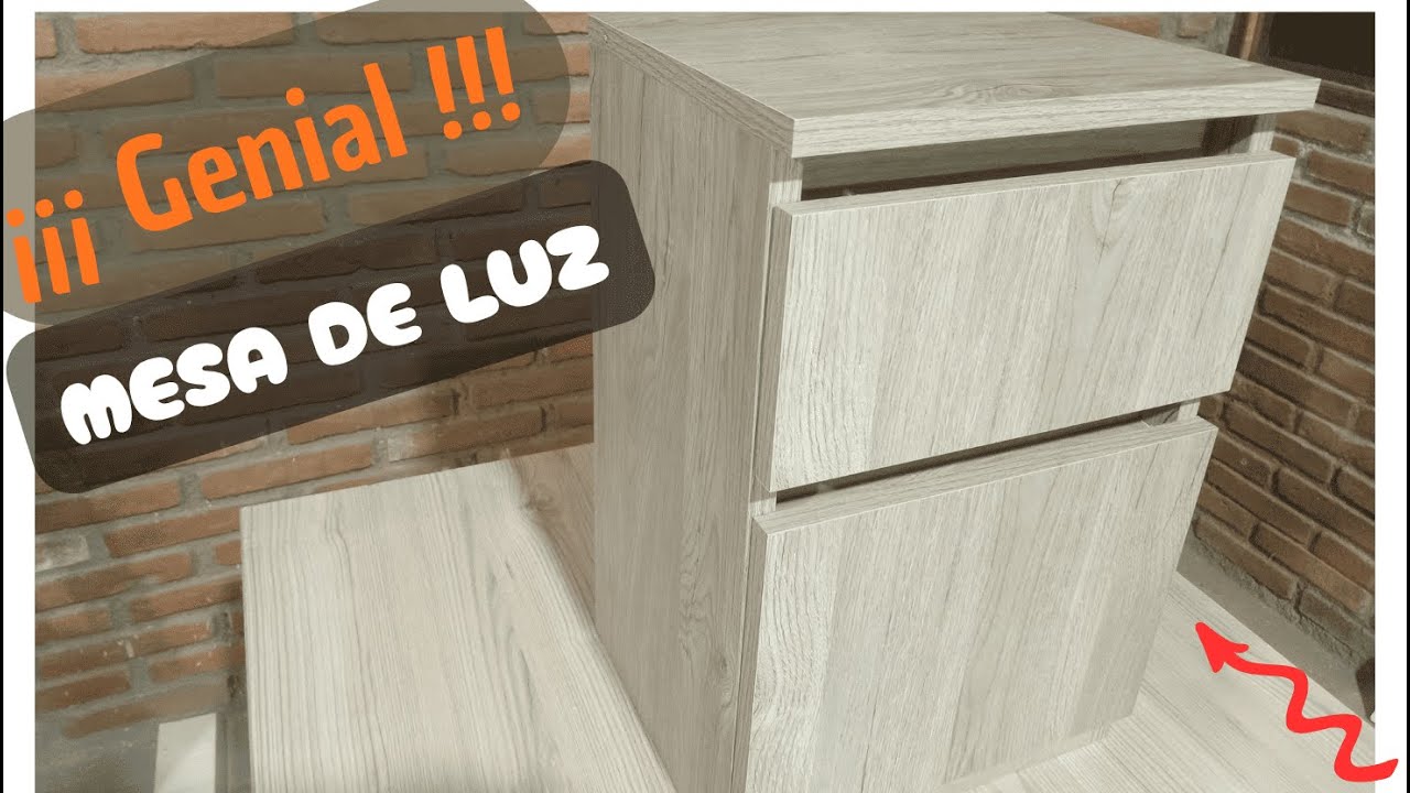 ¡Haz tu propia mesita de luz fácil en casa!