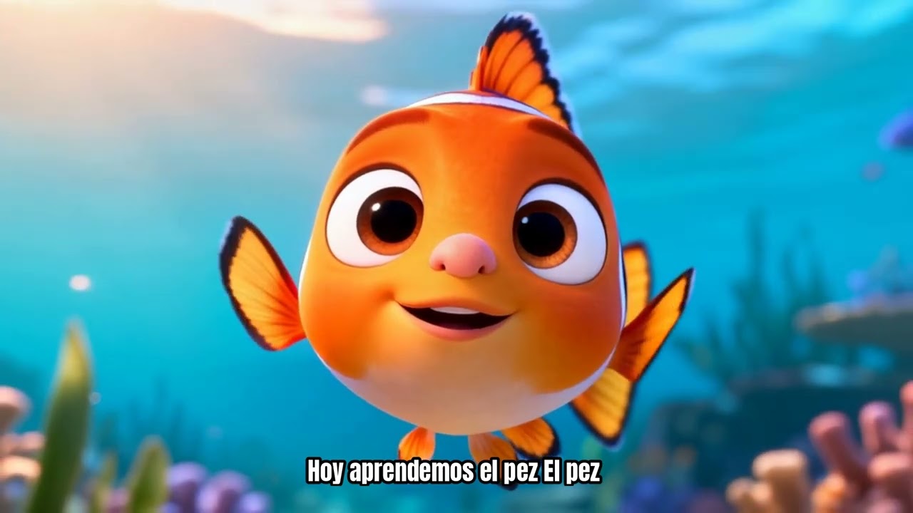 Canción del pez 🐟 | Aprendiendo sobre los animales | Canciones infantiles divertidas y educativas