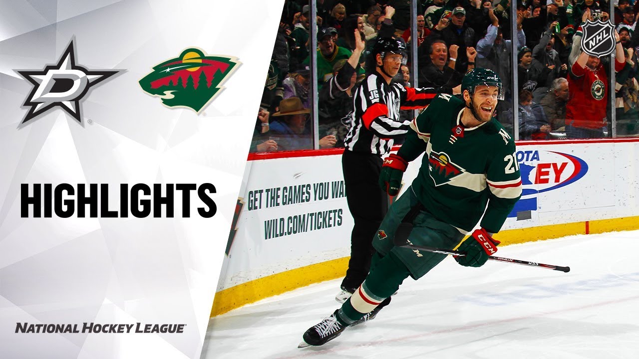 NHL Highlights | Stars @ Wild 1/18/20