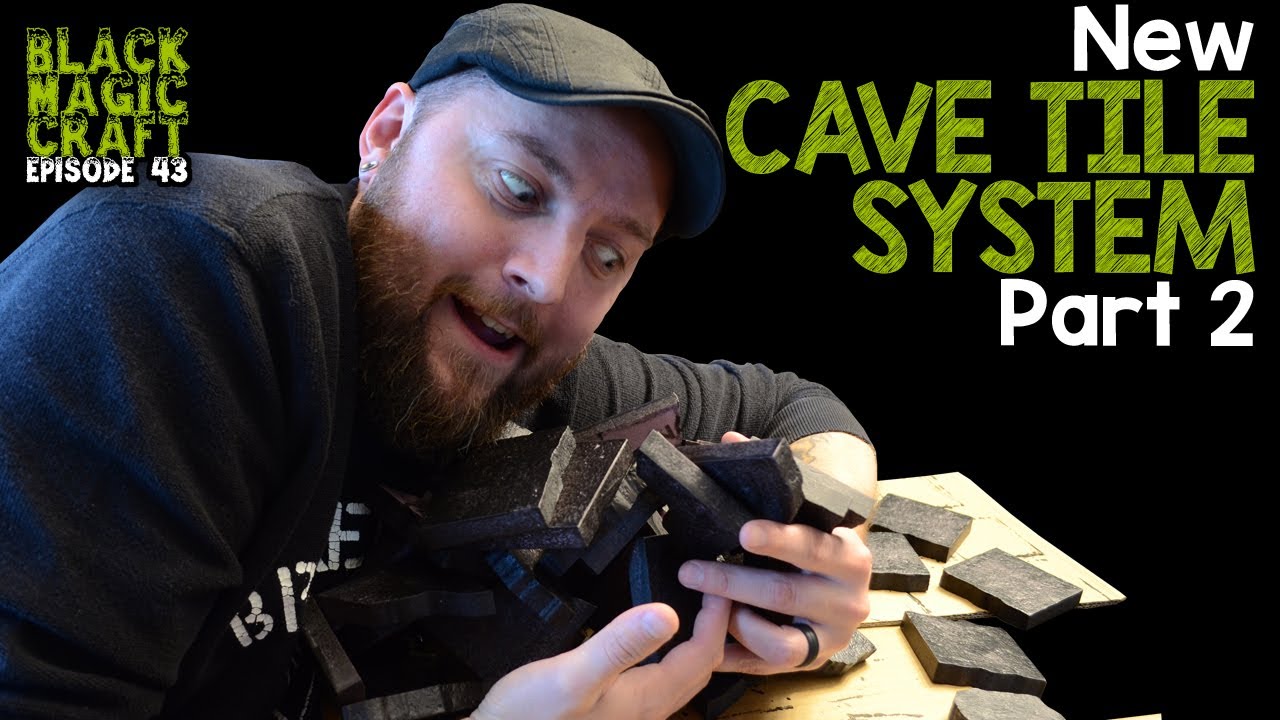 New Cave Tiles For D&D Tutorial Part 2 (Black Magic Craft Episode 043)