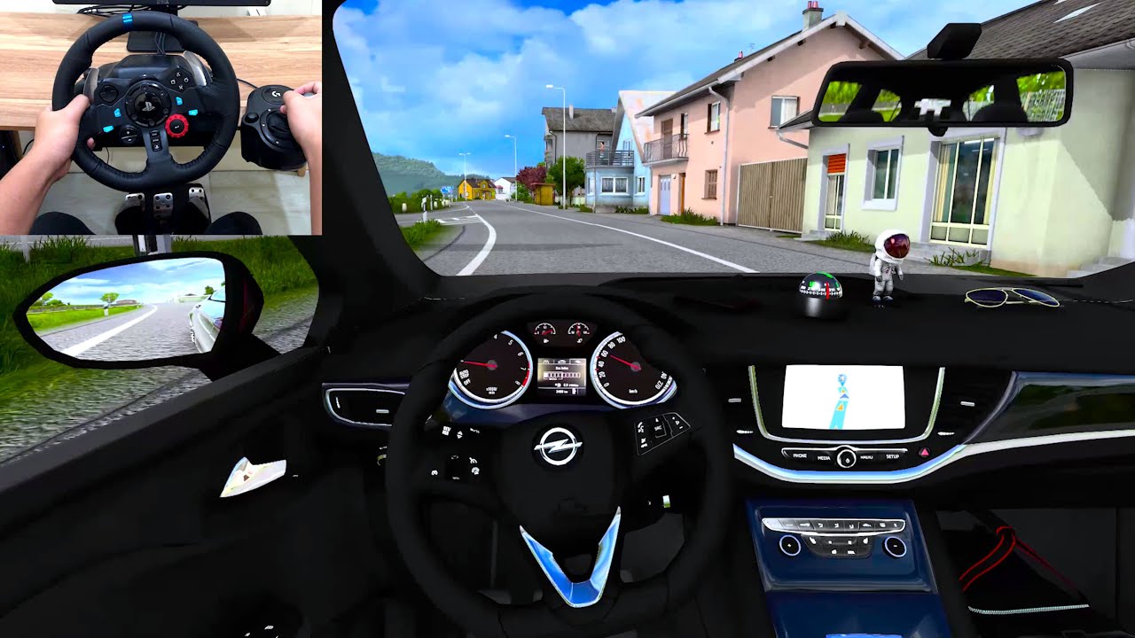 Euro Truck Simulator 2 | Opel Astra K driving in Romania [Steering Wheel Gameplay]