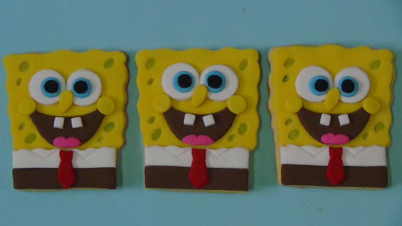 how to make spongebob sugar cookies