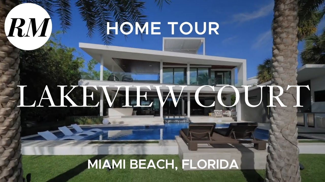 Inside $17M Miami Waterfront Home in Florida, USA | Residential Market Property Tour