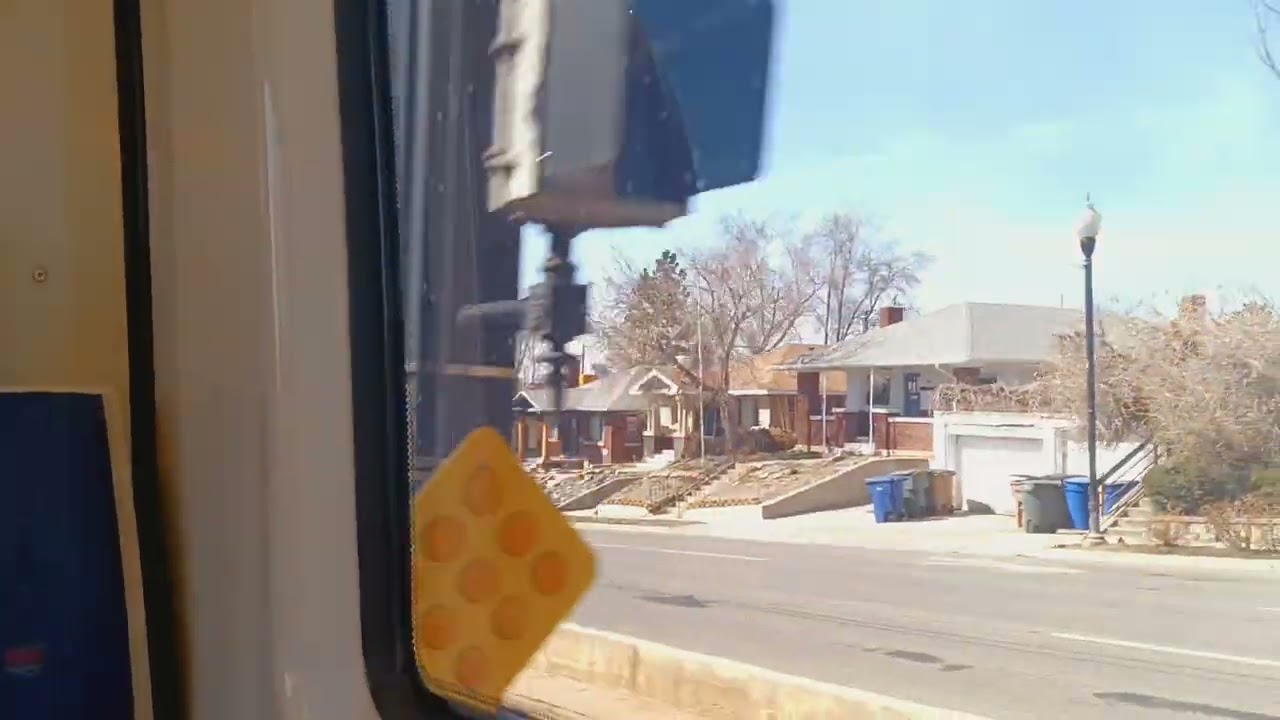 Warm Day Riding the Red Line Trax in SLC