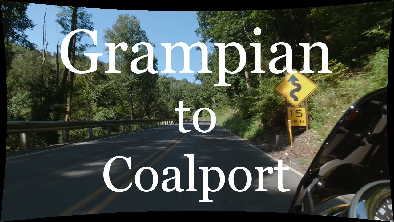 Scenic Motorcycle Ride | Pennsylvania Ramble Episode 17 (Grampian to Coalport, PA)