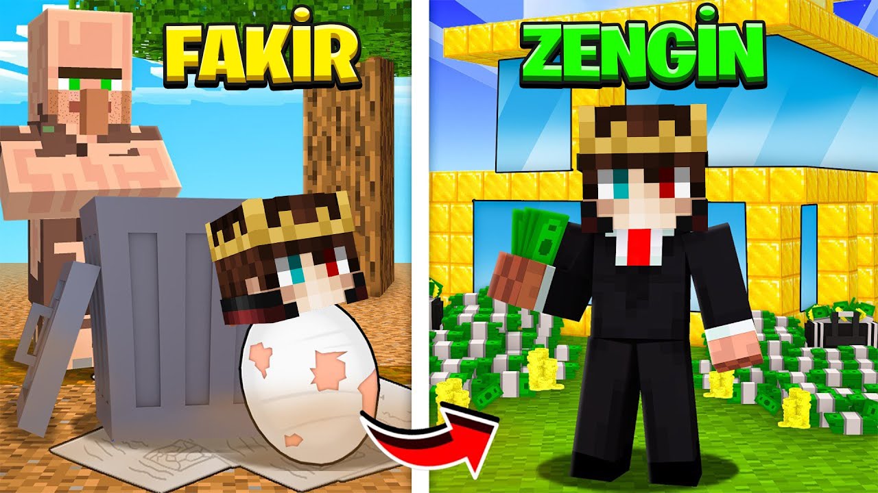 Minecraft'ta Nasıl Zengin Olduk 💲 - Minecraft